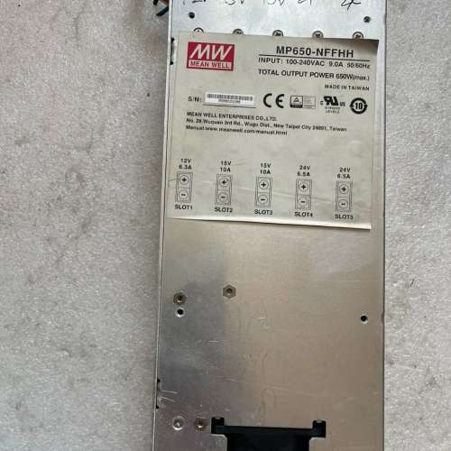 适用模块化电源，型号MP650-NFFHH功能正常。2组议价