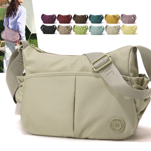 捷朗仕新款女包尼龙斜挎包包多层单肩背包休闲手机包轻便斜跨大包