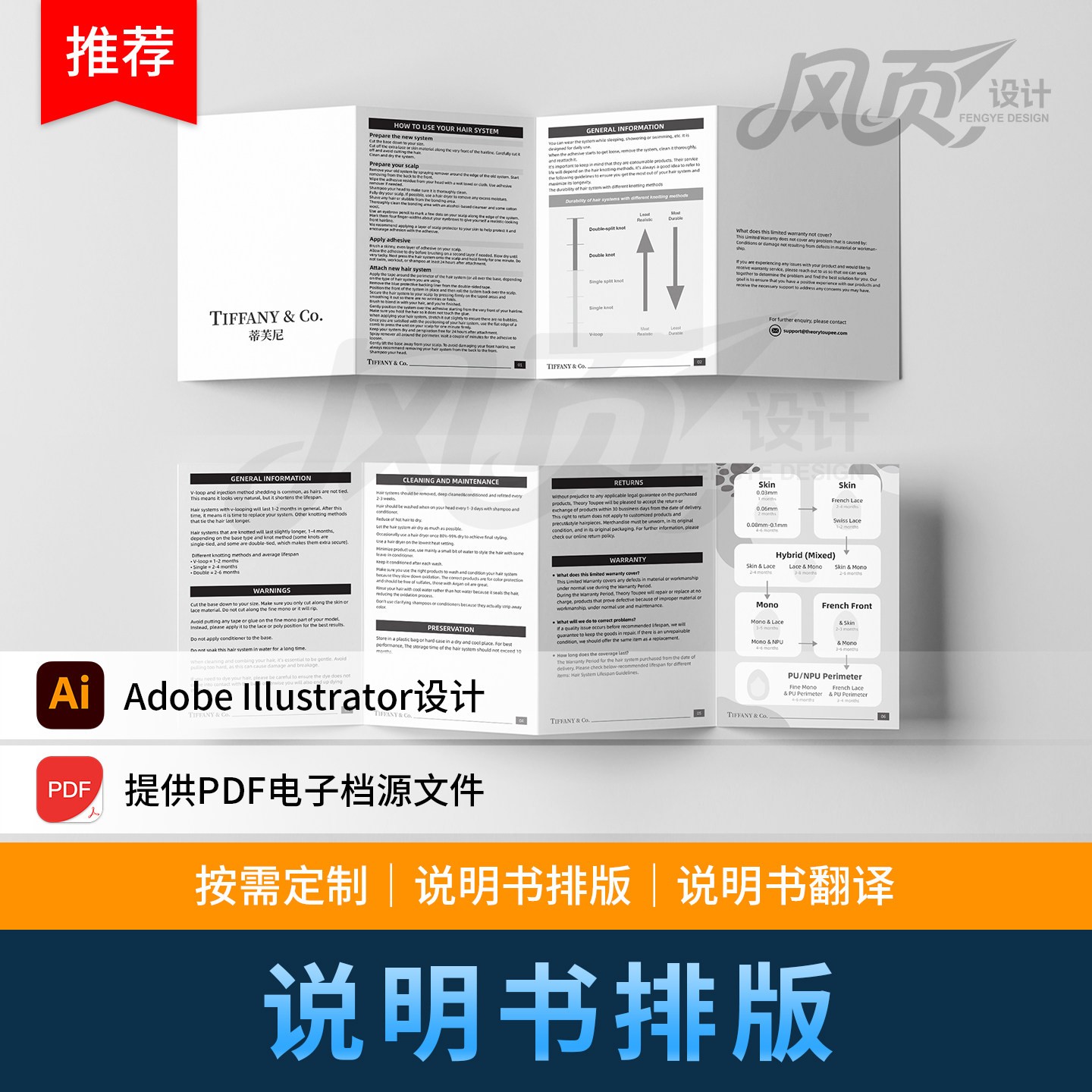 外贸说明书多国语言翻译和排版