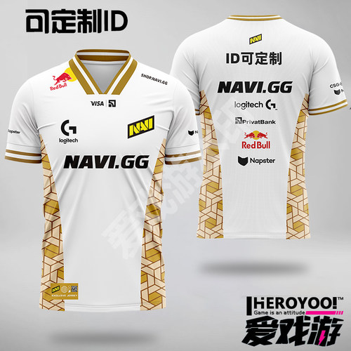 NV队服w0nderful定制CSGO短袖