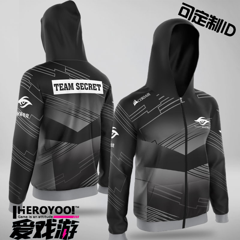 secret战队服可订制id电竞短袖