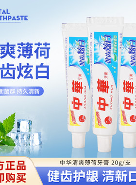 旅行酒店中华一次性牙膏20g装