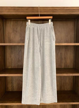韩国韩代thebarnnet Puffy Terry Drawstring Pants八奶休闲裤