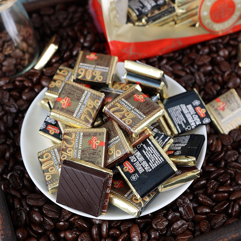 黑巧克力斯巴达克独立装45小块