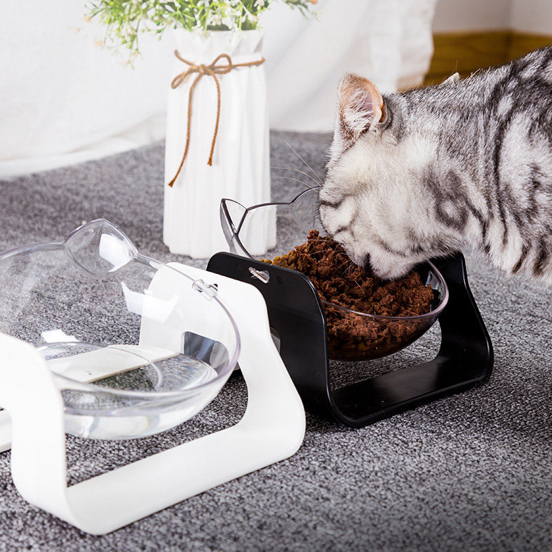宠物狗狗猫咪护颈倾斜碗可调节