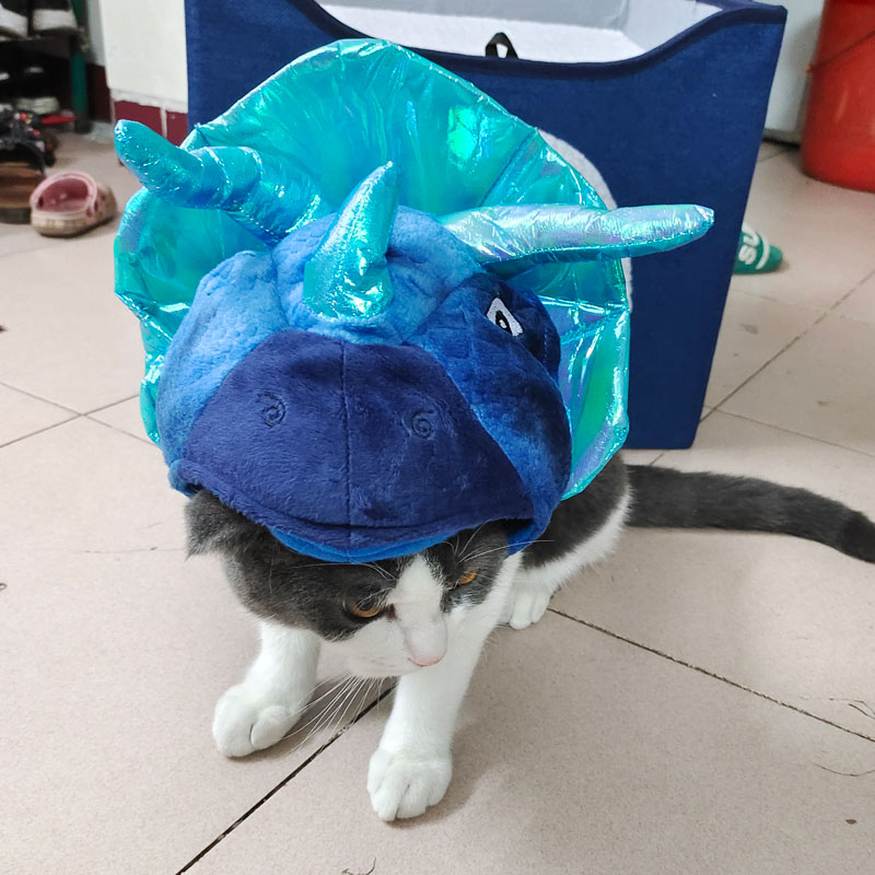 万圣节恐龙变身装猫咪狗狗衣服