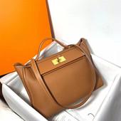 裴格H家全手缝2424凯莉包手工制作原版 togo皮29cm铂金包多颜色