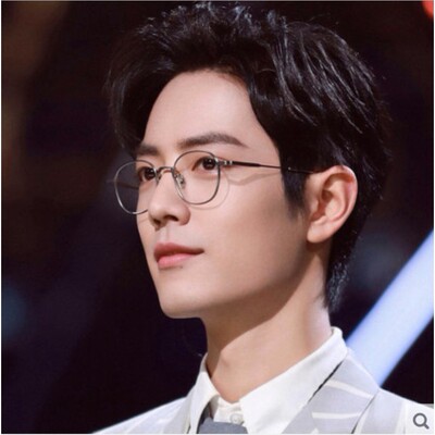 纯钛李现同款方框可配近视眼镜女肖战同款眼镜纯钛眼镜框男TOM21