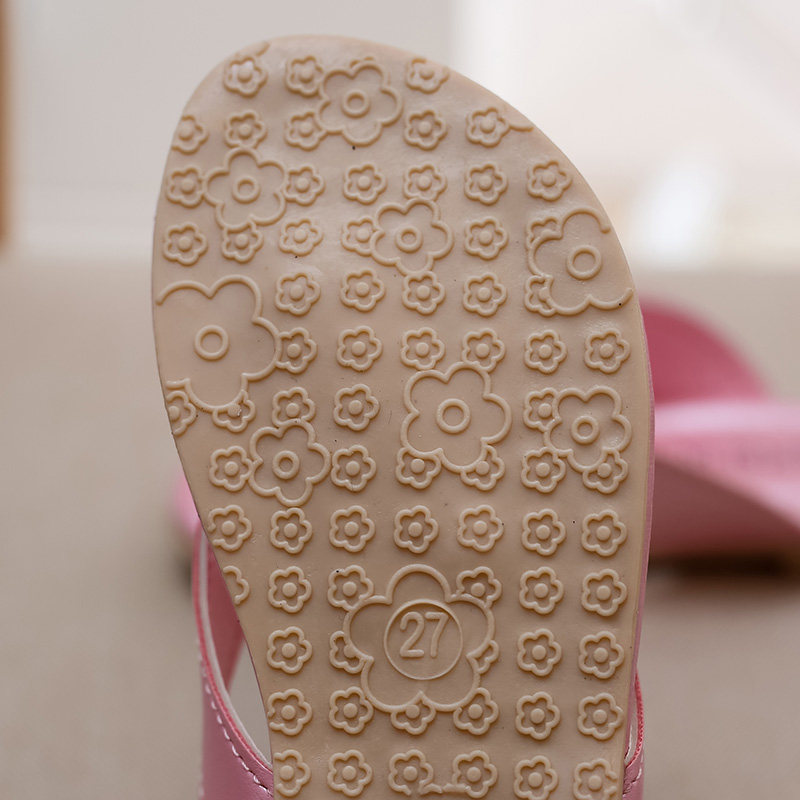 Chaussons enfants en similicuir pour été - semelle tendon - Ref 1033806 Image 4