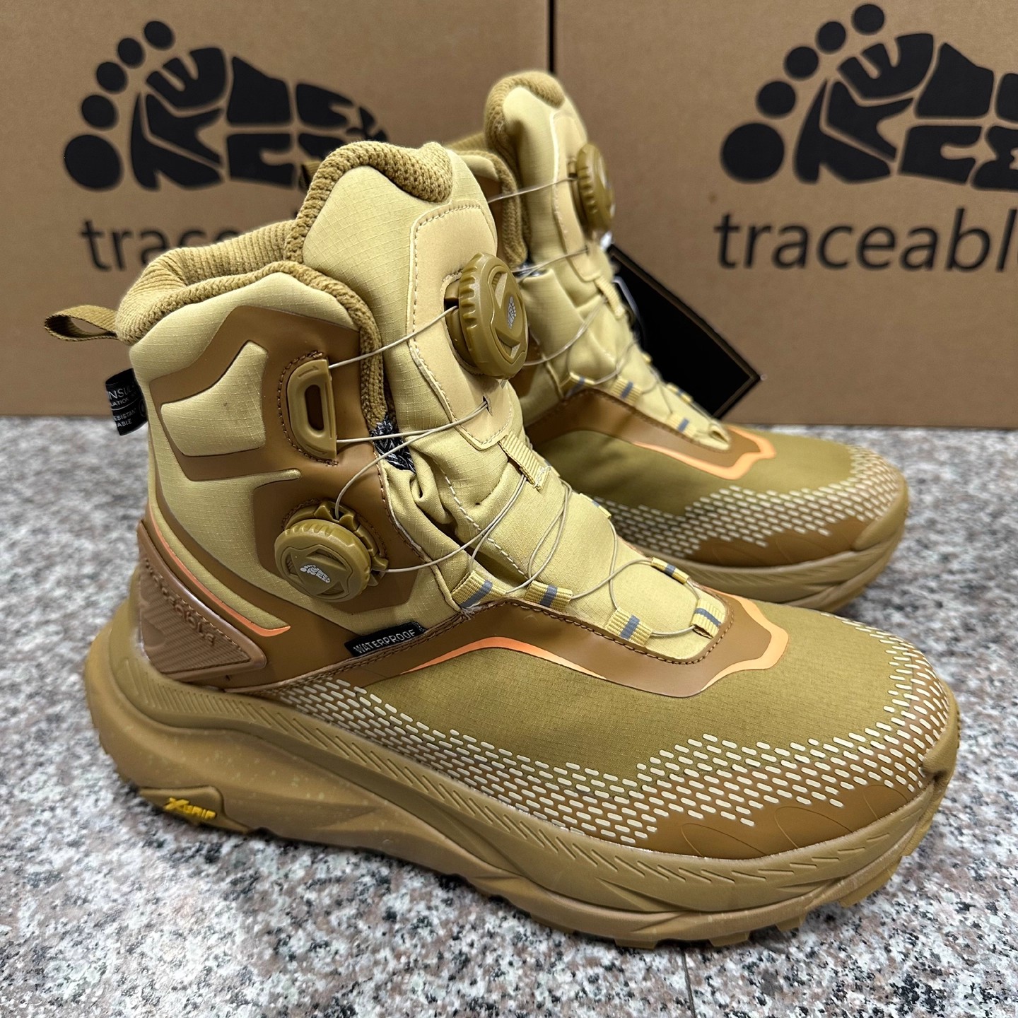 traceable户外棉鞋冰面防滑防水新雪丽保暖登山抗寒-30男女雪地靴