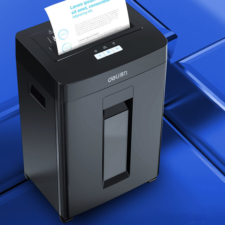 得力办公室碎纸机5级保密小型自动商用9939大型低噪音碎光盘27530