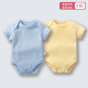 新生婴儿儿衣服男宝宝夏季 t恤女童爬服三角包屁衣 连体衣纯棉短袖