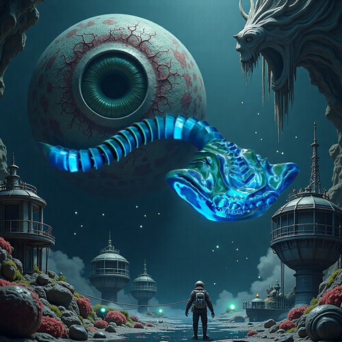 深海迷航格兰玛雅3D打印手办