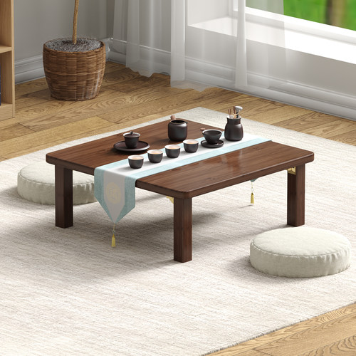 可折叠桌方桌飘窗桌楠竹榻榻米