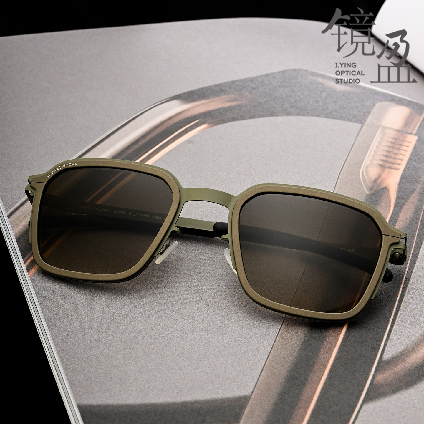 MYKITA RIMOWA联名款墨镜MR002镜盈眼镜正品方框时尚个性太阳镜