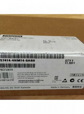 CPU414-4H 全新原装6ES7414-4HM14-0AB0 正品6ES7 414-4HM14-0AB0