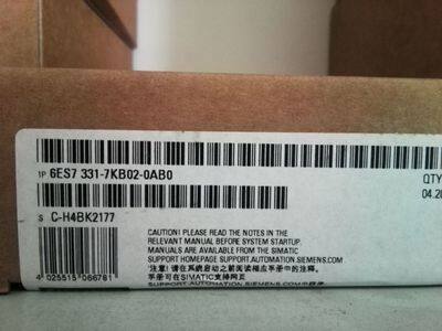 6ES7331-7KB02-0AB0 S7-300模拟量输入SM6ES7 331-7KB02-0AB0正品