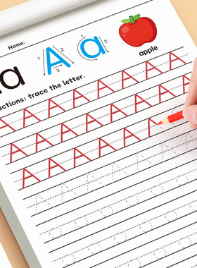 ABC Tracing Letters Workbook外贸幼儿26个英文字母描红本练字帖