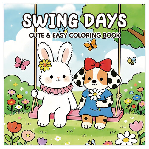 外贸儿童趣味卡通涂色本