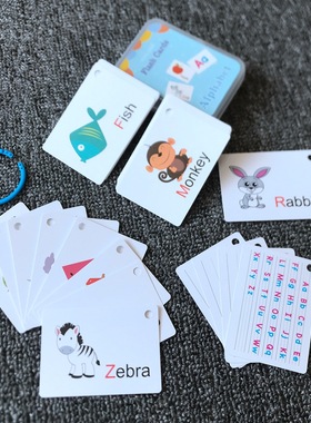 English Alphabet Flash Cards Math Numbers外贸早教英语数学卡