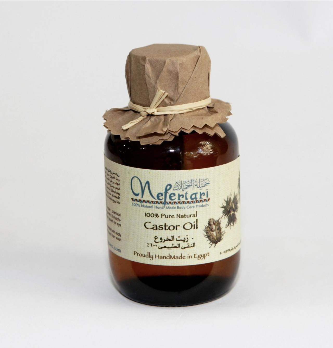 埃及nefertari蓖麻油护发滋养头发