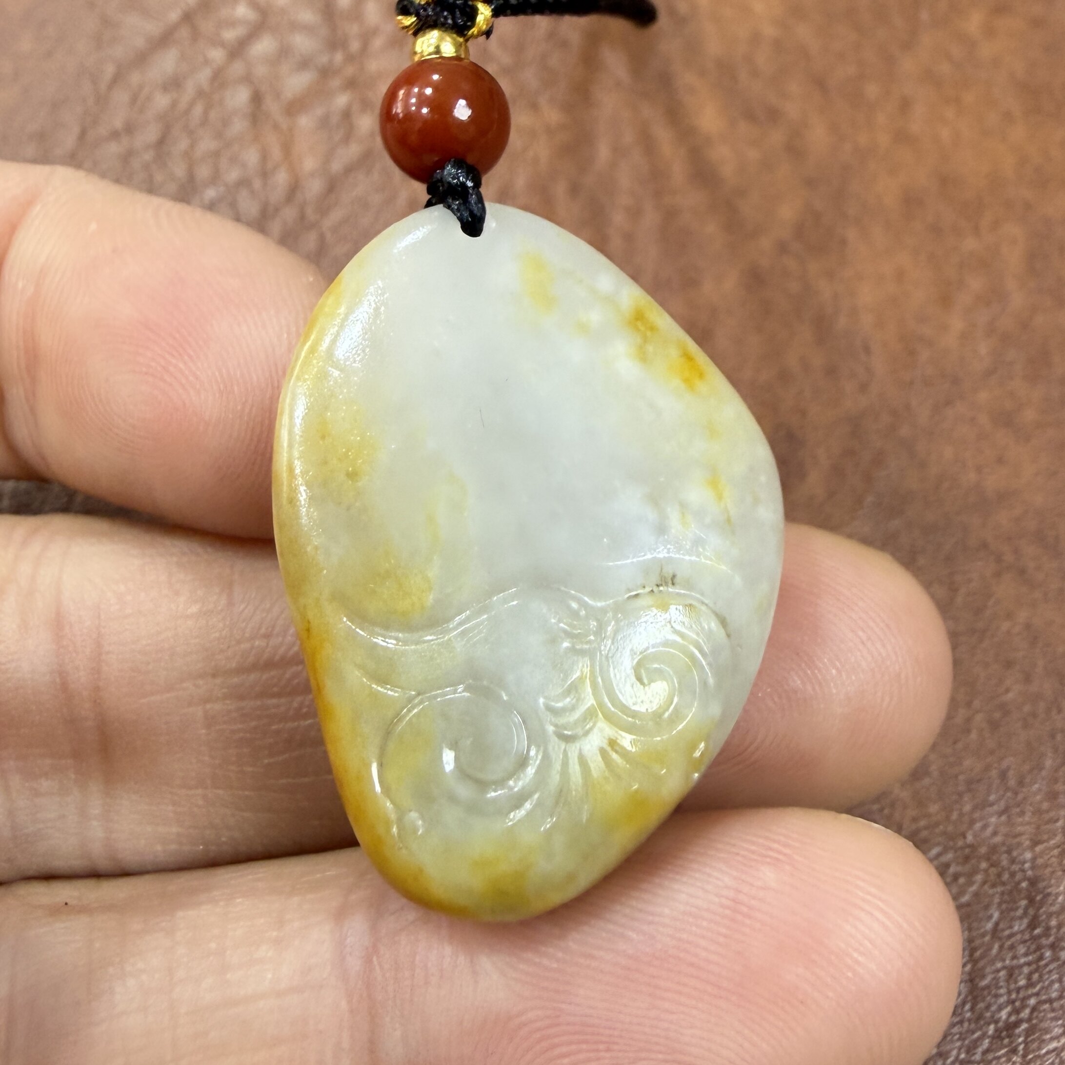 新疆和田白玉籽料如意吊坠 手把件摆件原石 玉石雕刻培训学校