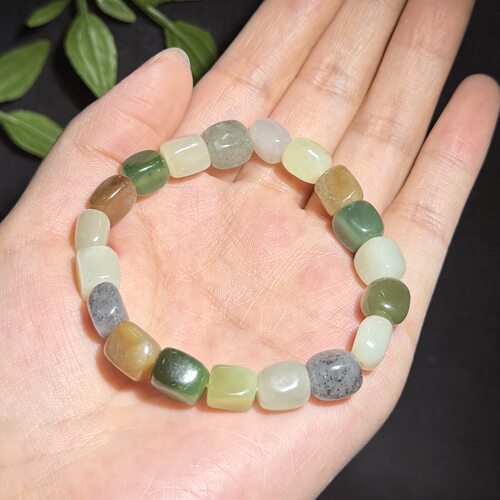 七夕福利~多宝随行手链手串珠子新疆和田玉吊坠挂件玉石雕刻礼物