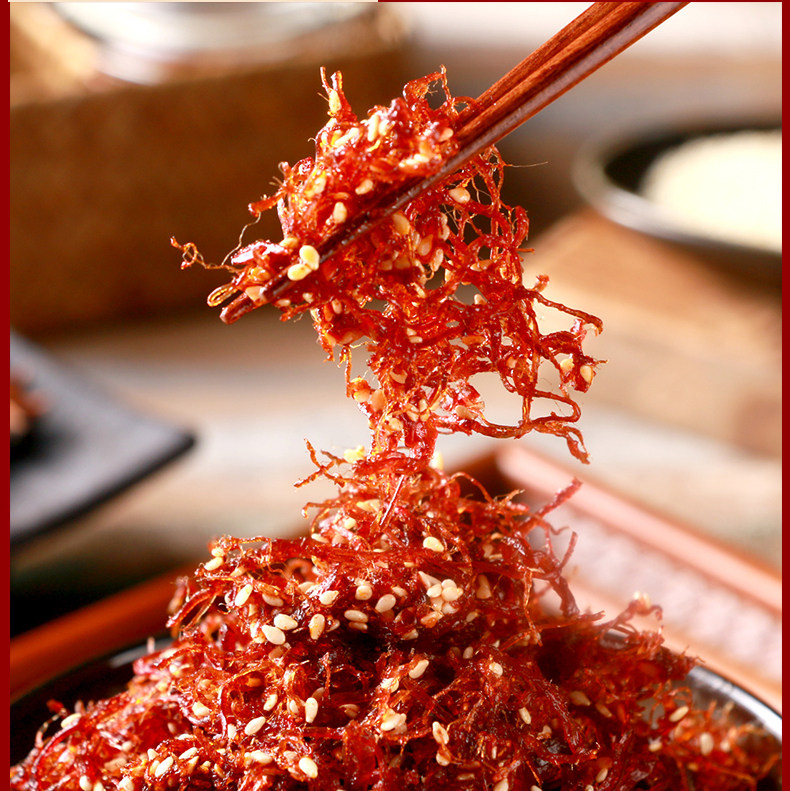 罗诚灯影牛肉丝香辣五香味230g麻辣牛肉干四川特产小吃牛肉零食