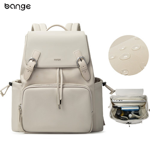 BANGE新品女士百搭双肩包大容量休闲旅行背包学生书包女backpack