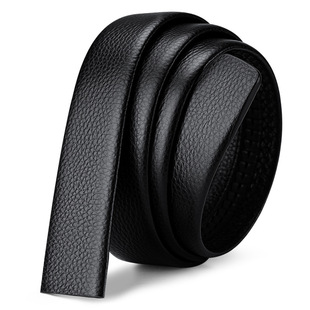 英皇保罗不带头皮带男士真皮自动扣无头腰带身头层纯牛皮裤带