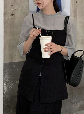 六0903韩国正品alit-tle-b--17658 吊带区流行正品英伦休闲独特