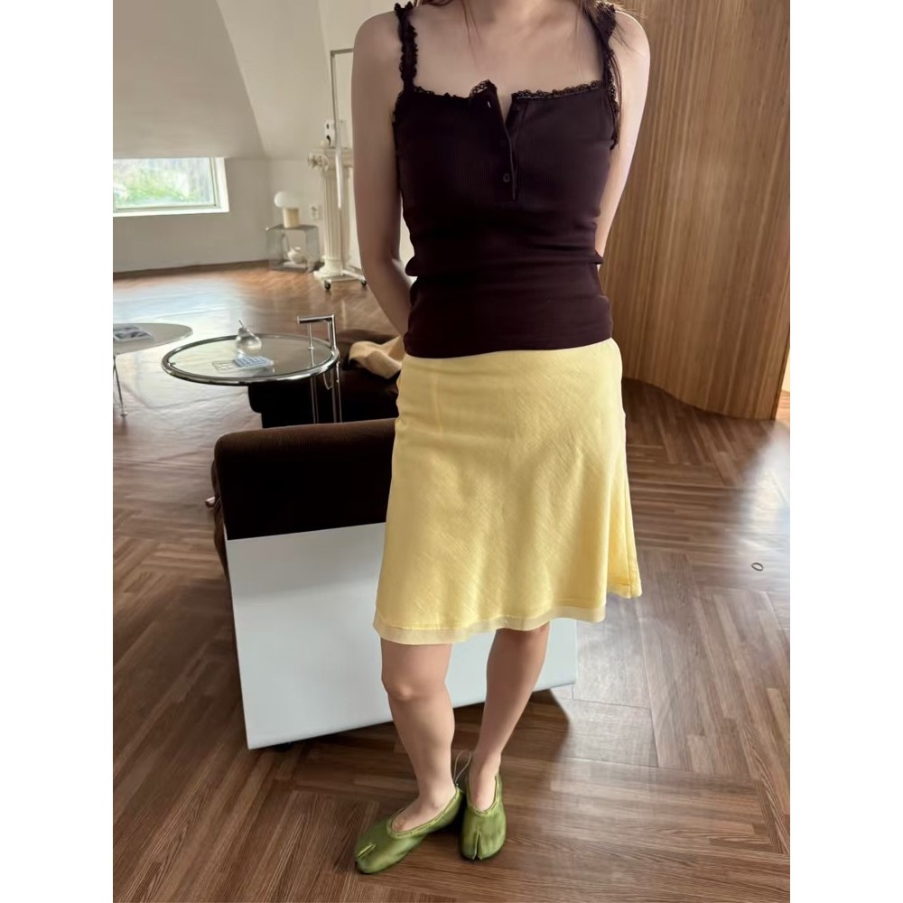 九0620韩国东大门背心区EGGIS-8564251纯色都市正品复古夏款修身