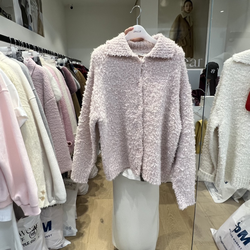 八1130韩国东大门运动户外毛衣区4508203直邮原宿甜美潮流秋冬