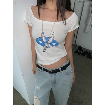 九0704韩国东大门t恤区FORMAL-8575309秋夏都市韩版简约可爱修身