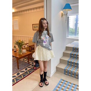 九0725韩国东大门t恤区Boutique-8592118夏季独特正品洋气休闲