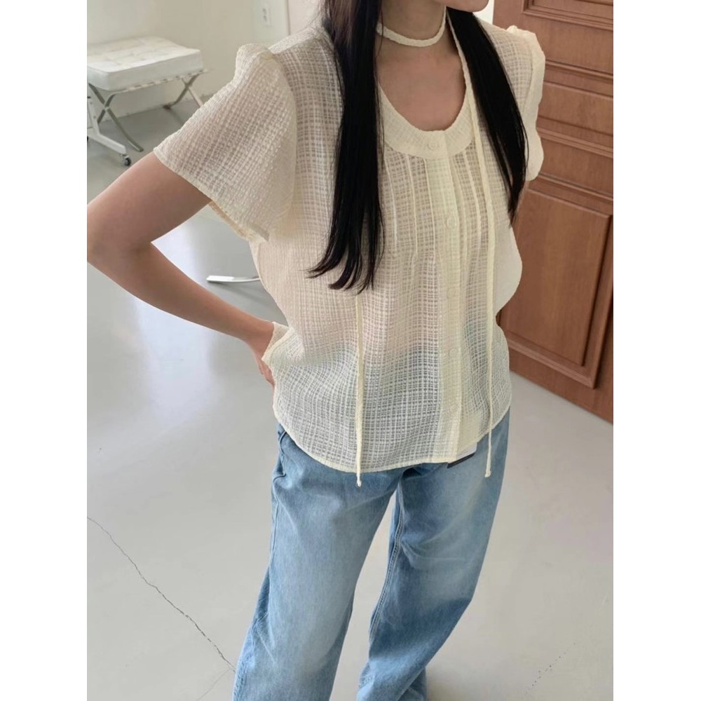 九0517韩国东大门t恤区ADELINE-8533693新款潮流直邮流行甜美简约