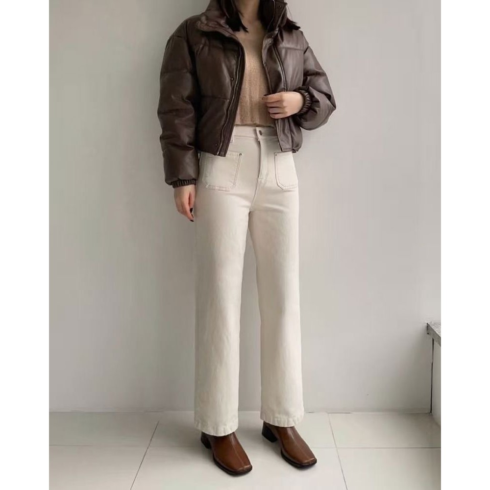 九1108韩国东大门休闲长裤区HowLuk-8692745纯色高端正品高档冬款