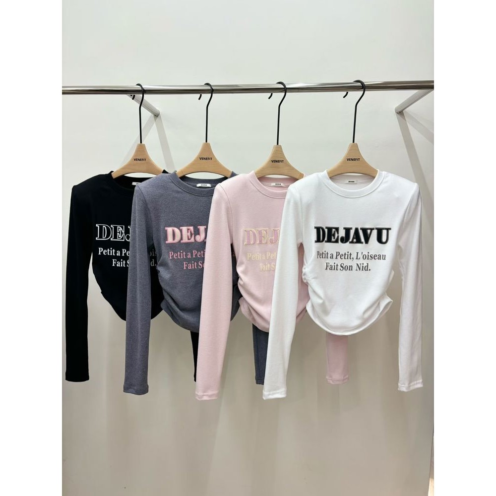 九1108韩国东大门t恤区VENEFIT-8691271高档冬款别致新款潮流直邮