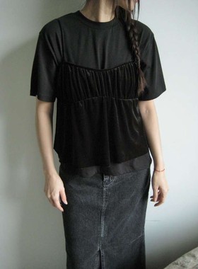 九1015韩国东大门背心区MUNSELL-8671027原宿人气欧美秋季学院