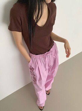 九0322韩国东大门休闲长裤区BABYTOUCH-8755055炸街直邮气质人气