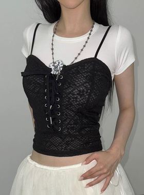 六0903韩国正品offs-etofficial924 吊带区街头夏款优雅新款气质