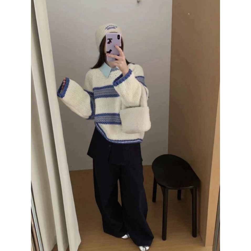 八1130韩国东大门运动户外针织衫区4510730正品百搭冬款都市新款