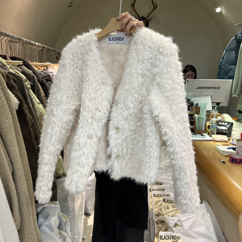 八1130韩国东大门运动瑜伽外套短款大衣区4508714冬季精致正品