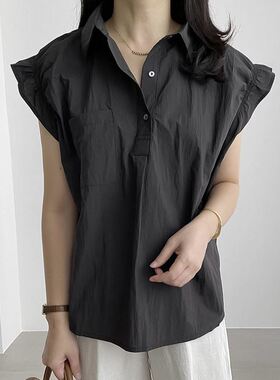 六0903韩国正品run-o-16687 衬衫区夏款优雅新款气质直邮个性甜美