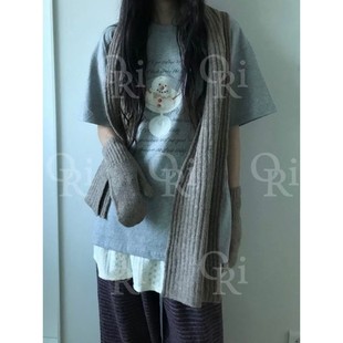 炸街 8723823甜美新潮春冬流行韩版 九1211韩国东大门t恤区O