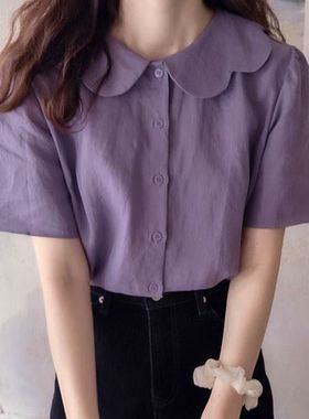 六0903韩国正品1171227 衬衫区大气新款新潮直邮时尚甜美炸街秋夏