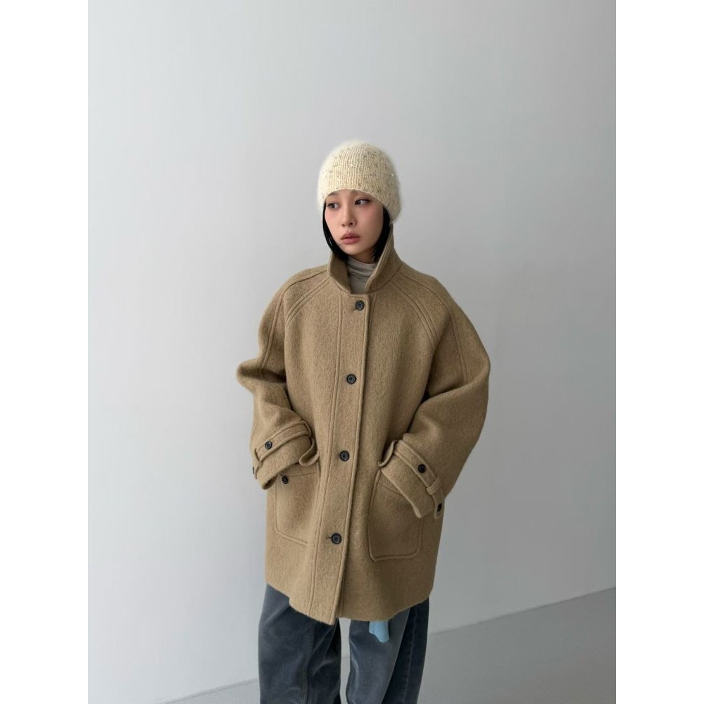 九1108韩国东大门大衣区WEREPIECE-8691381秋季档口通勤档口纯色