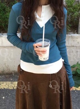 九1211韩国东大门t恤区O-Ri-8723882韩版炸街可爱档口冬季风格