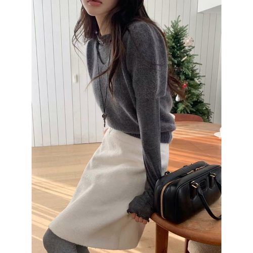 九1211韩国东大门针织衫区ouir-8724945人气简洁春季街头通勤复古