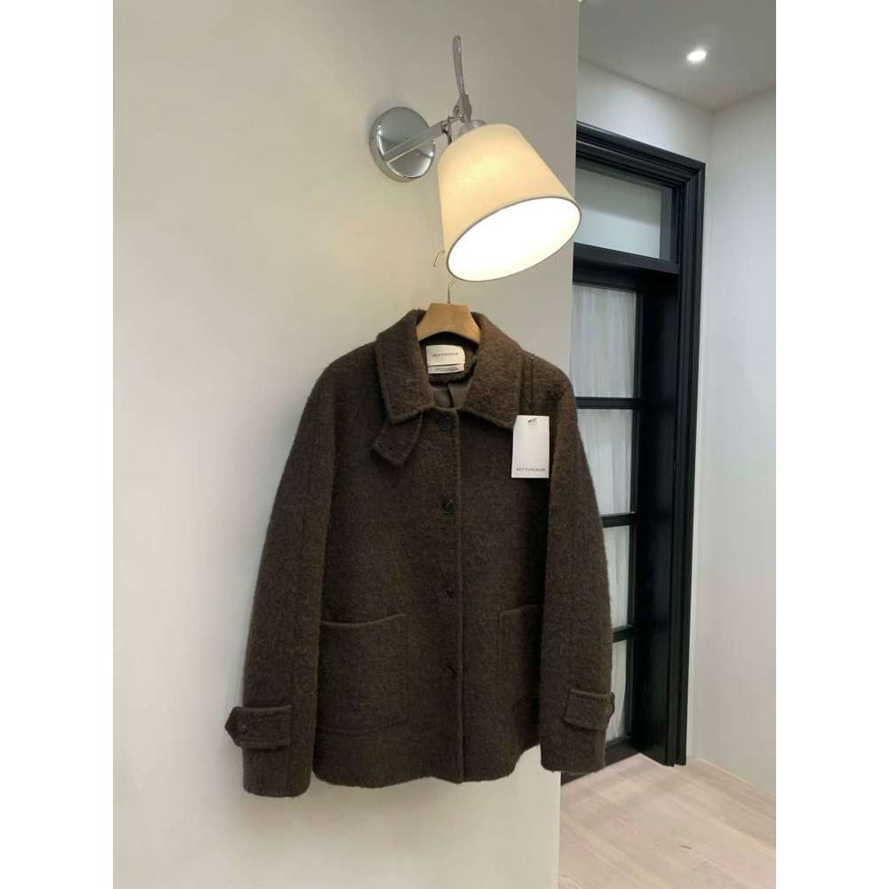 九1108韩国东大门大衣区NOTTINGHAM-8693184直邮气质甜美优雅秋冬